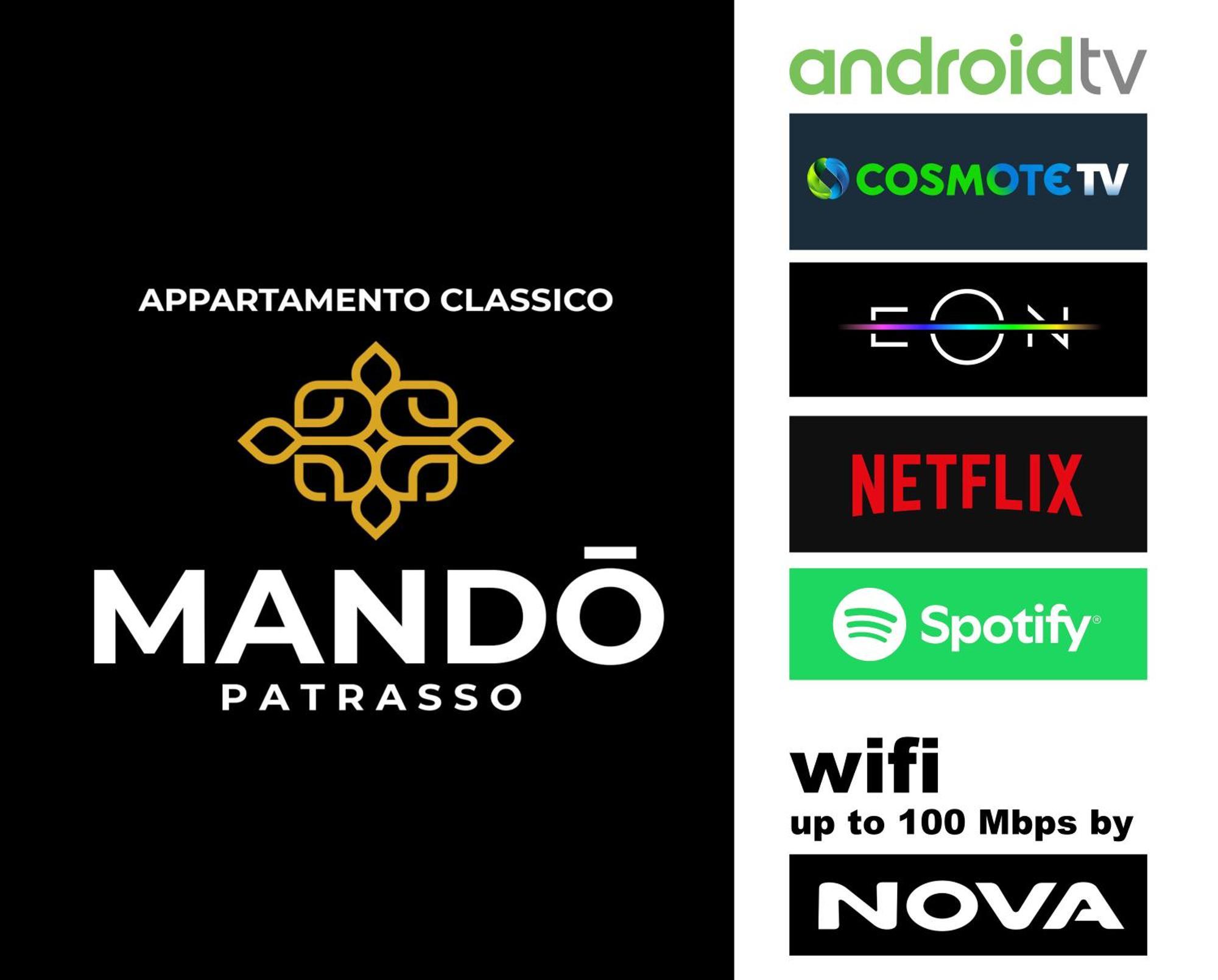 Mando Patrasso - Classical Apartment In The Center Of Patras With Free Parking 外观 照片